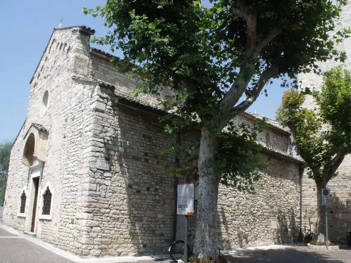 The Romanesque church of San Severo in Bardolino on Lake Garda, Italy