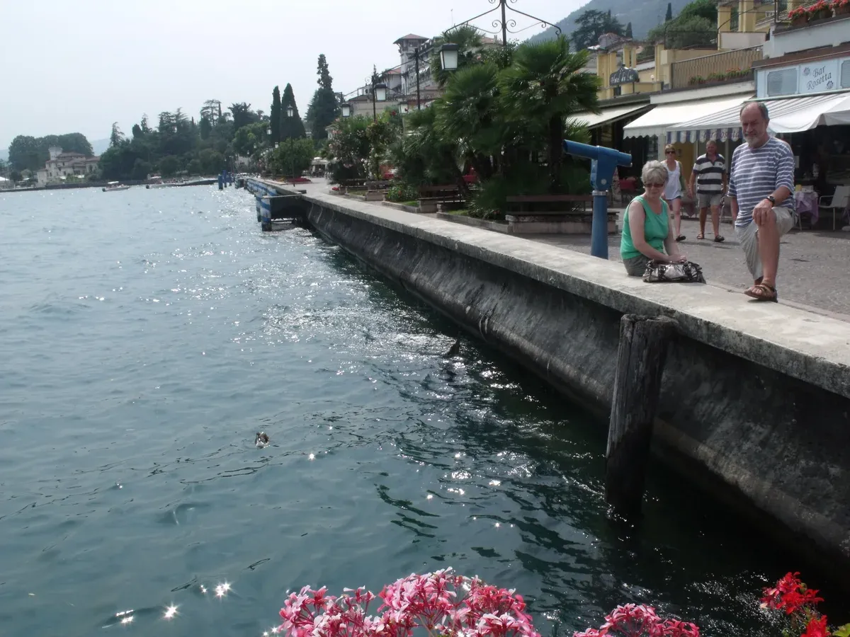 Gardone Riviera lakefront on the west shore, day three of Lake Garda in 3 days, Italy