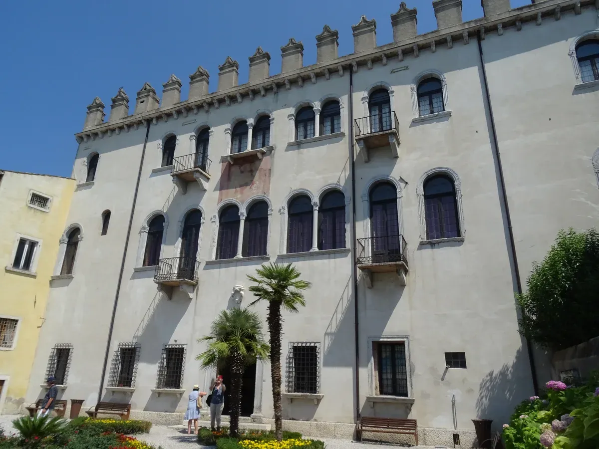 The Captain's Palace in Malcesine on Lake Garda, Italy