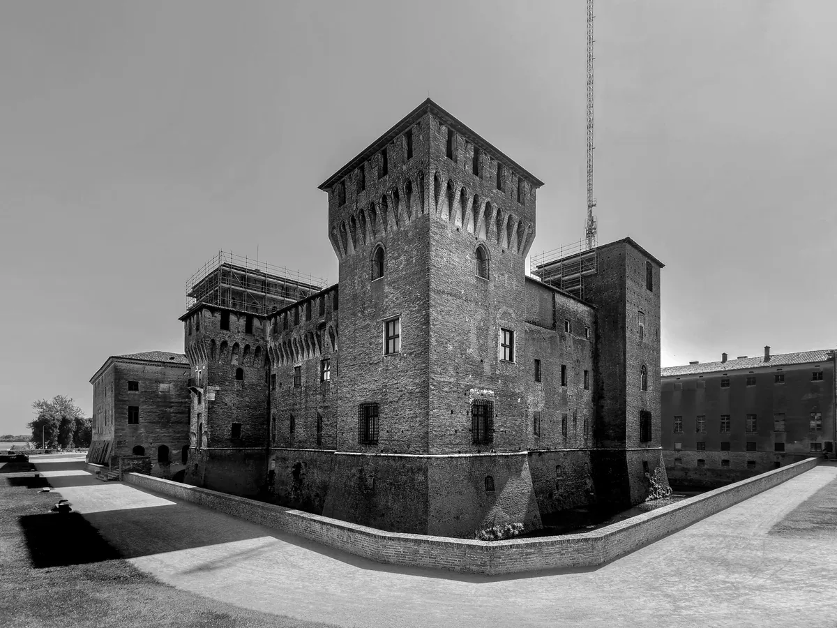 The Castle of St George, home of the Camera degli Sposi, in Mantua, a day trip from Lake Garda, Italy