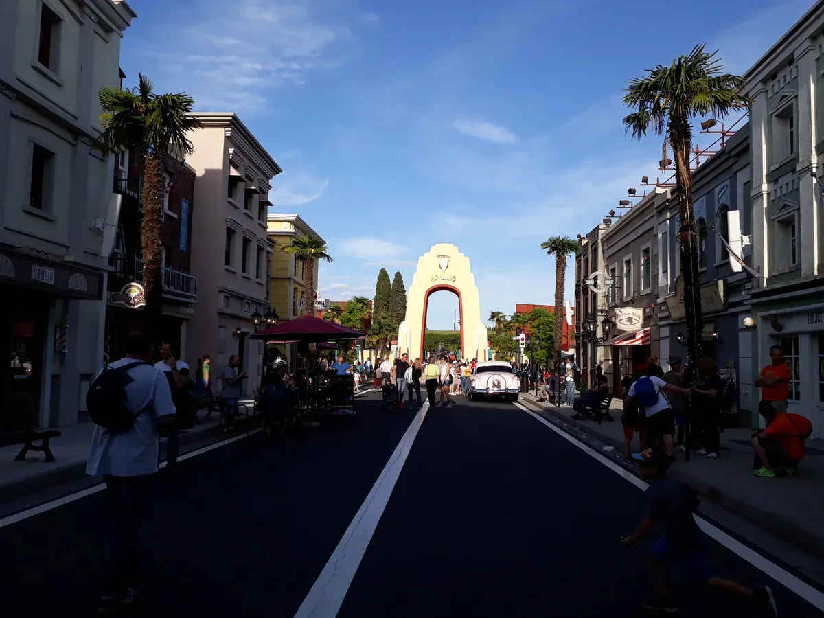 Main Street at Movieland Park, Lazise, Lake Garda, Italy
